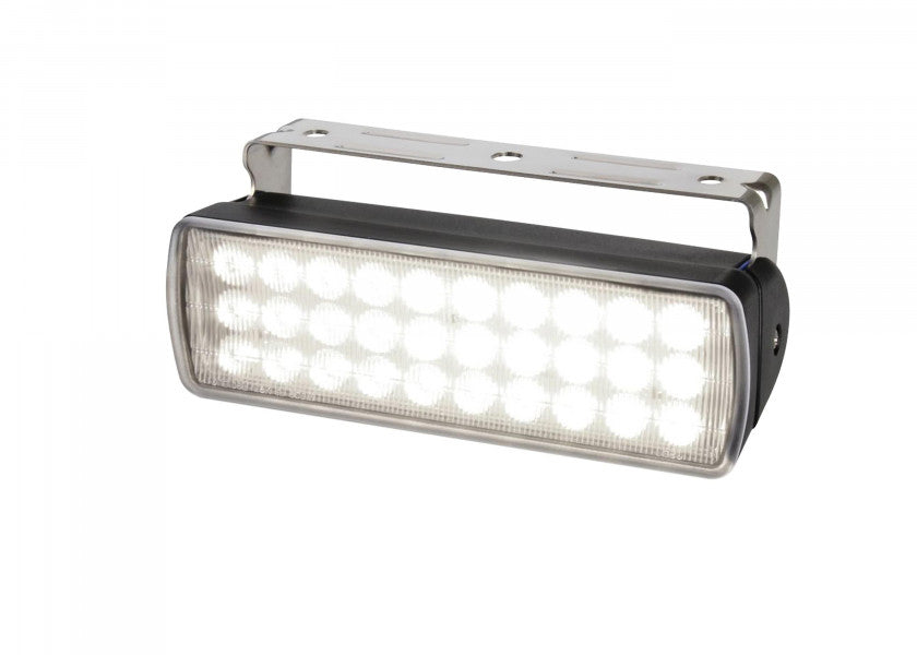 LED dekkslys SEA HAWK XL bredstråle svart forfra