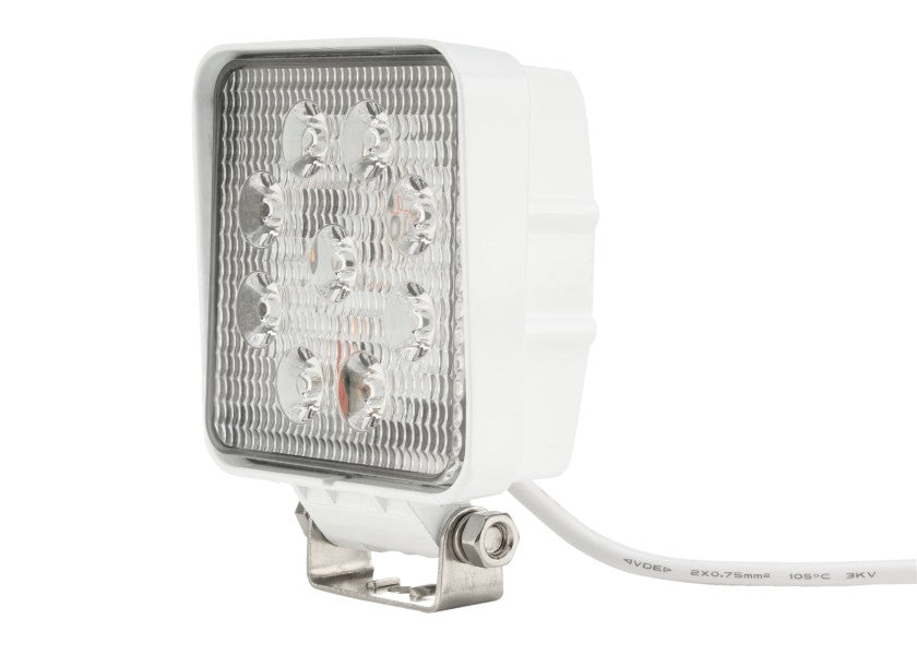 LED dekksstråler 27 W 1890 lumen aluminium 12/24V forside