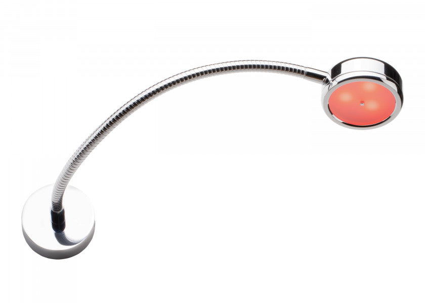 LED Flexlight 05 leselampe 380 mm krom blank dimbar funksjon