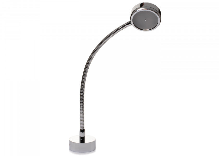 LED Flexlight 05 leselampe 380 mm krom blank montert