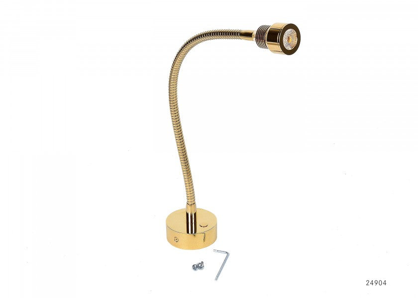 LED Flexlight leselampe gull-blank - PREBIT bakside