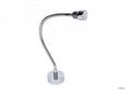 LED Flexlight leselampe krom-blank - PREBIT forfra
