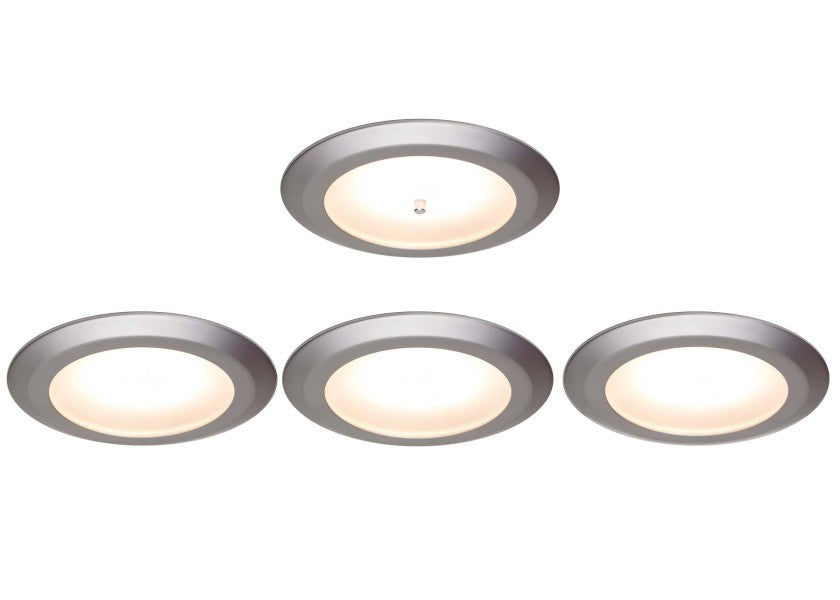 LED innbyggingsspot EB12-2.0 krom-matt forfra