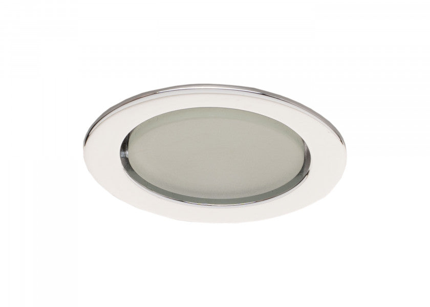 LED innfellingslampe PHOENIX BV justerbar forkrommet messing forfra