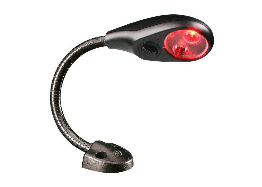 LED kartbordlampe FLEXISPOT rødt hvitt lys 150 mm detalj