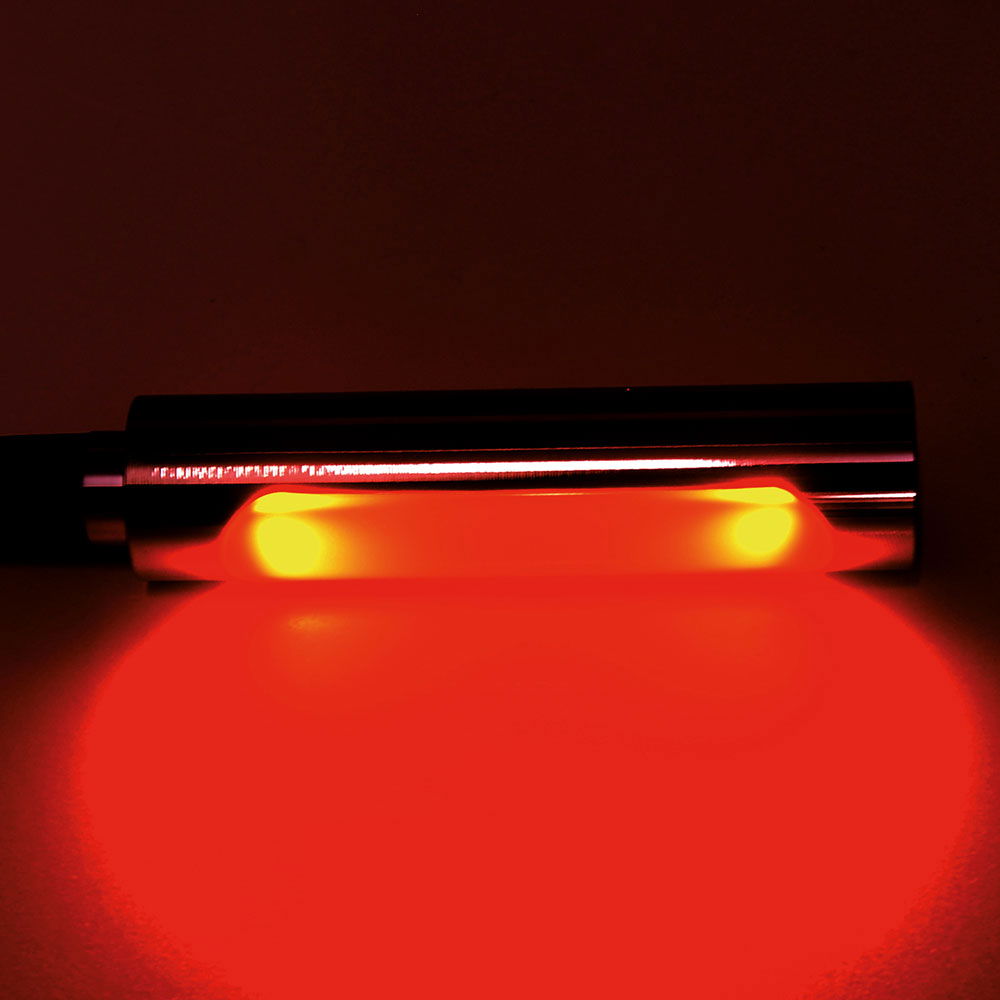Nærbilde av LED kartleselampe fleksibel 10-30V 160 lumen 405 mm lampehode