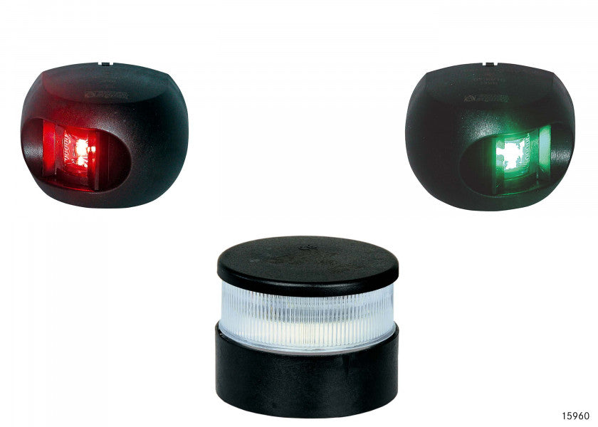 LED lanternesett Serie 34 sort bakside