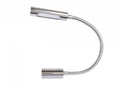 LED leselampe CALIFFA forkrommet justerbar arm forfra