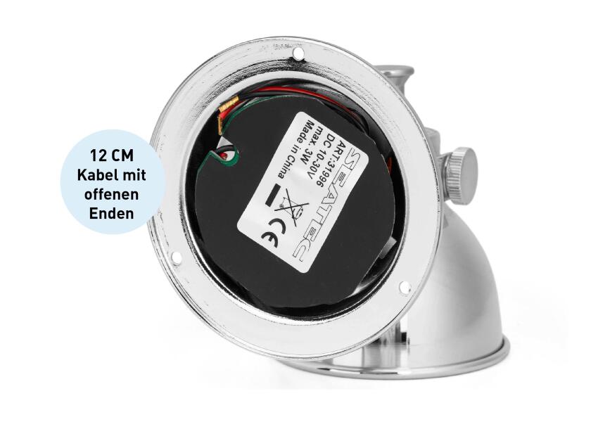 LED leselampe med dimmer aluminium forkrommet 3000K - SEATEC oversikt