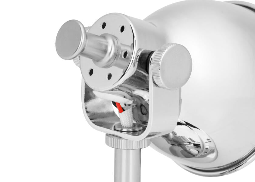 LED leselampe med dimmer aluminium forkrommet 3000K - SEATEC montert om bord