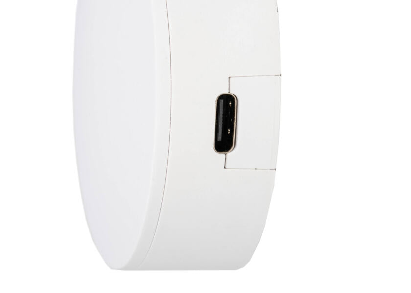 LED leselampe med dimmer og USB-C hvit - SEATEC detalj av dimmer