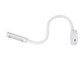 LED leselampe med dimmer og USB-C hvit varmhvit/rød - SEATEC forfra