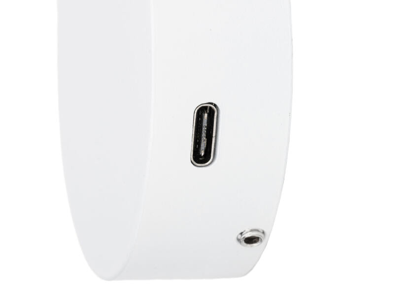 LED leselampe med dimmer og USB-C hvit varmhvit/rød - SEATEC detalj