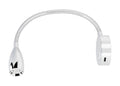 LED leselampe med fleksibel arm, touch-dimmer og USB-C fra SEATEC forfra