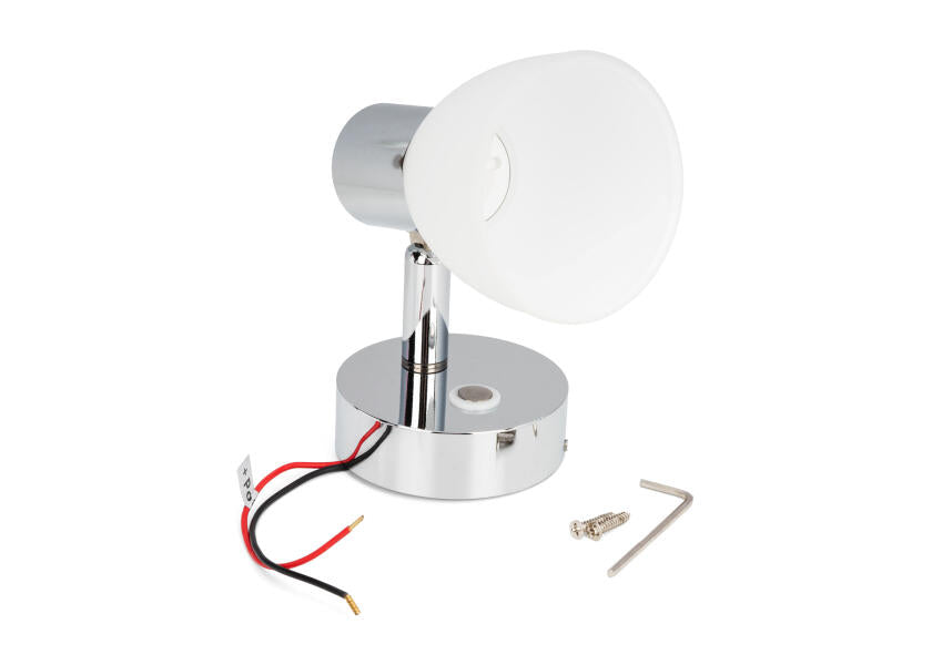 LED leselampe med touch-bryter og USB-C 2700K side