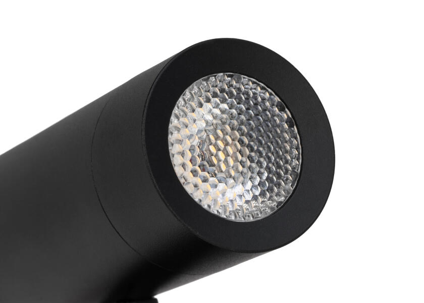 LED leselampe med touch-bryter og USB-C svart 2700K bakside