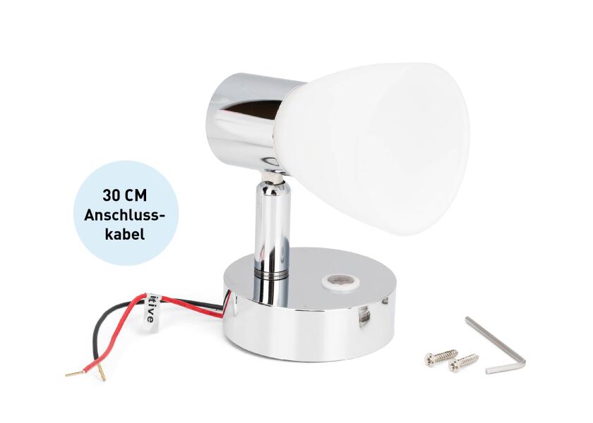 LED leselampe med touchbryter og USB-C-lading 2700 K - Seatec