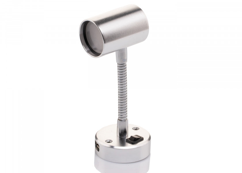 LED leselampe TUBE D1X med fleksibel arm for optimal belysning