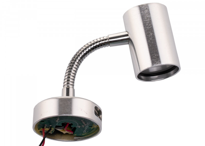 Bakside av LED leselampe TUBE D1X med USB-port
