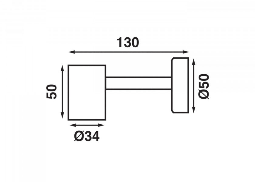 Nærbilde av USB-tilkobling på LED leselampe TUBE D1X