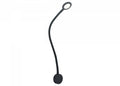 LED leselampe VOLOS dimmbar med 2 USB-porter svart forfra