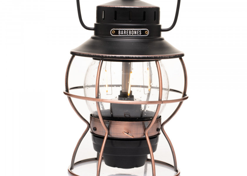 LED-lykt bronse 1000 lumen varmhvit lys - Barebones bakside