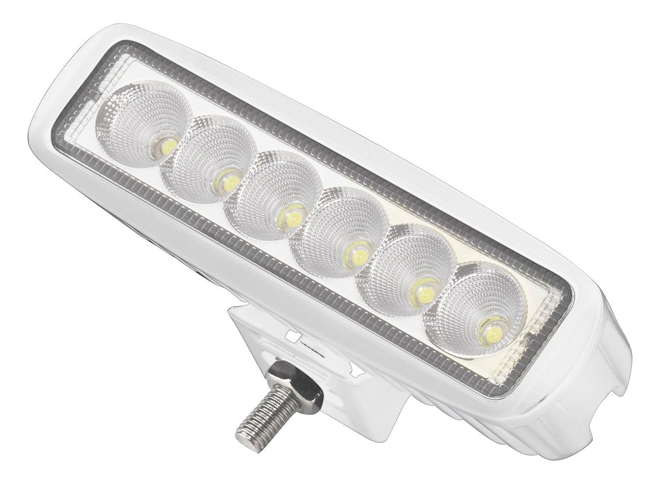 LED lyskaster smal 6 x 3 W 1200 lumen kapslingsgrad 67 forfra