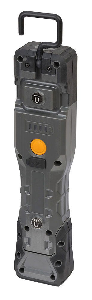 LED oppladbar håndlampe HL 1000 A bakside