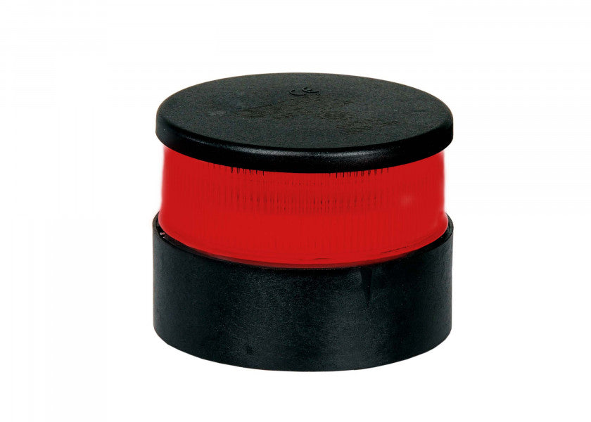 LED signallanterne rød Serie 34 sort bakside