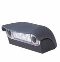 LED skiltlys 85 x 70 mm 10-33 V med 2,5 m kabel fra Hellamarine front