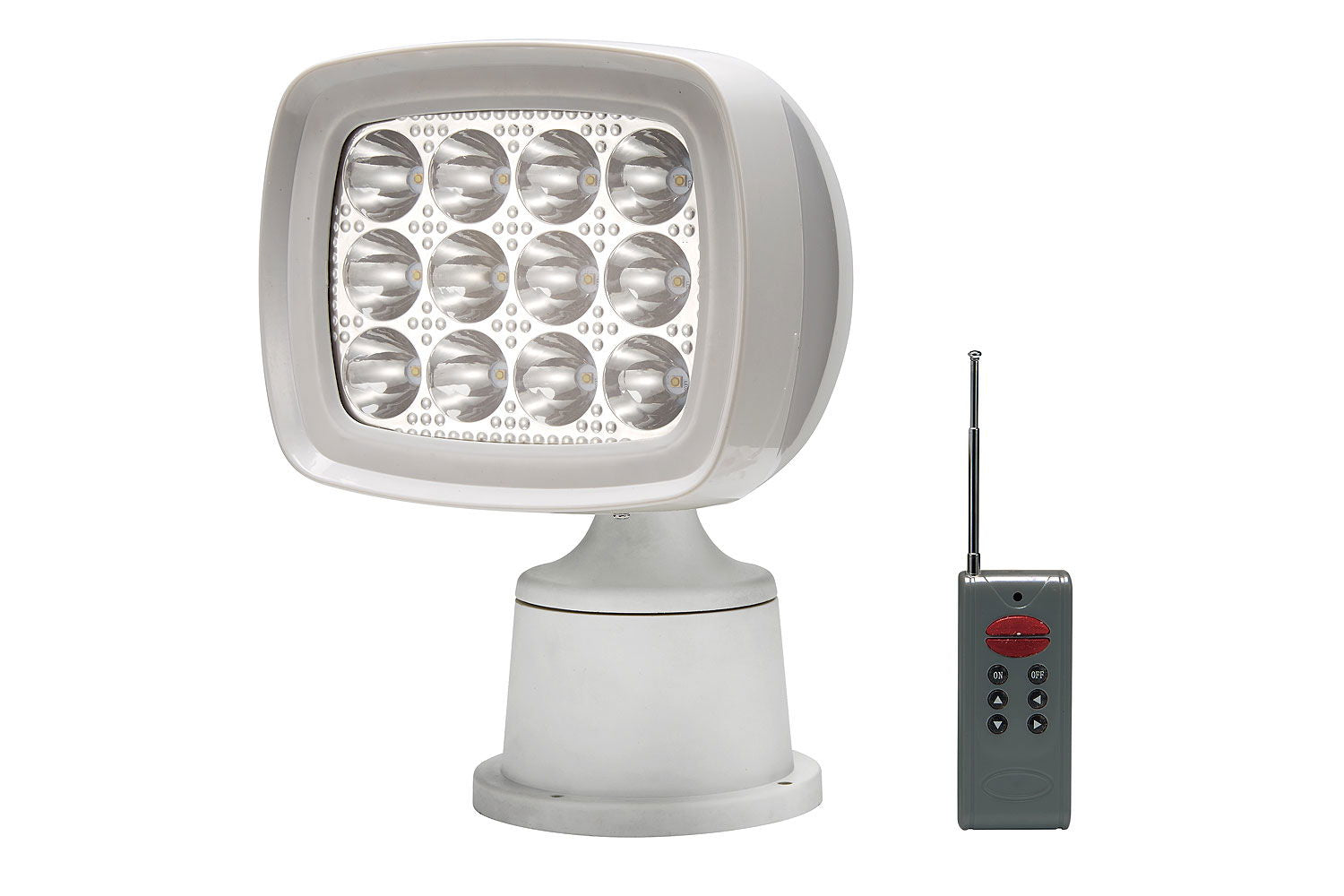 LED søkelys 27W 1600 lumen 355° rotasjon IP67 forfra