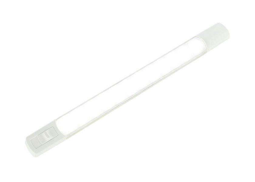 LED striplampe hvit/rød med magnetbryter bakside