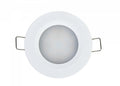 LED taklampe hvit-rød aluminium 12V 2W - Bavaria forfra