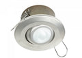 LED taklampe LUCILLE justerbar rustfritt stål satinert forfra