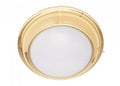 LED taklampe MIA messing med bryter 12/24V G4 2W varmhvit forfra