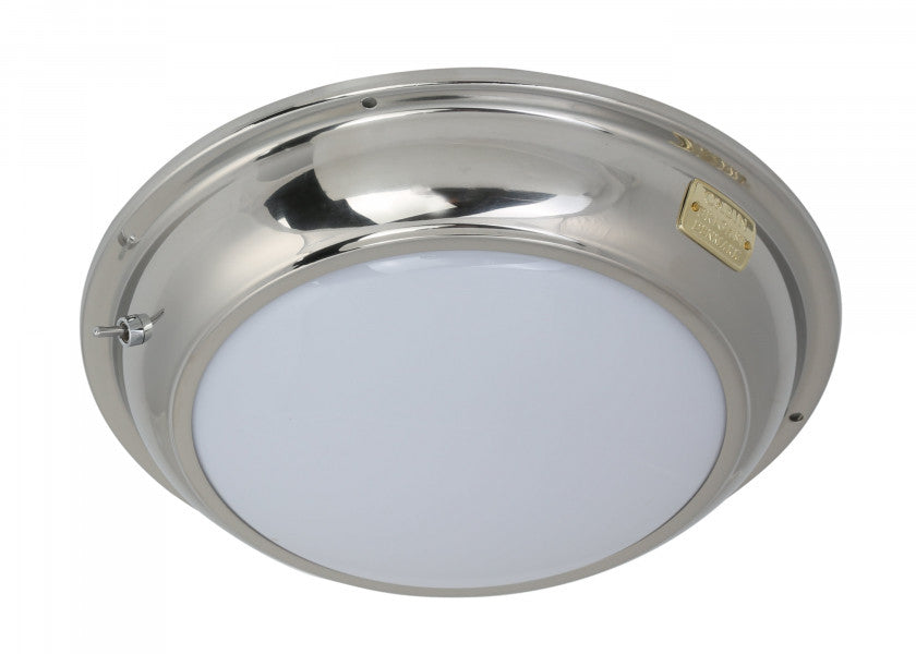LED taklampe MIA rustfritt stål med bryter for båt