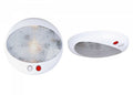 LED taklampe med touch-dimmer varmhvit/rød 12/24V spruttett forfra