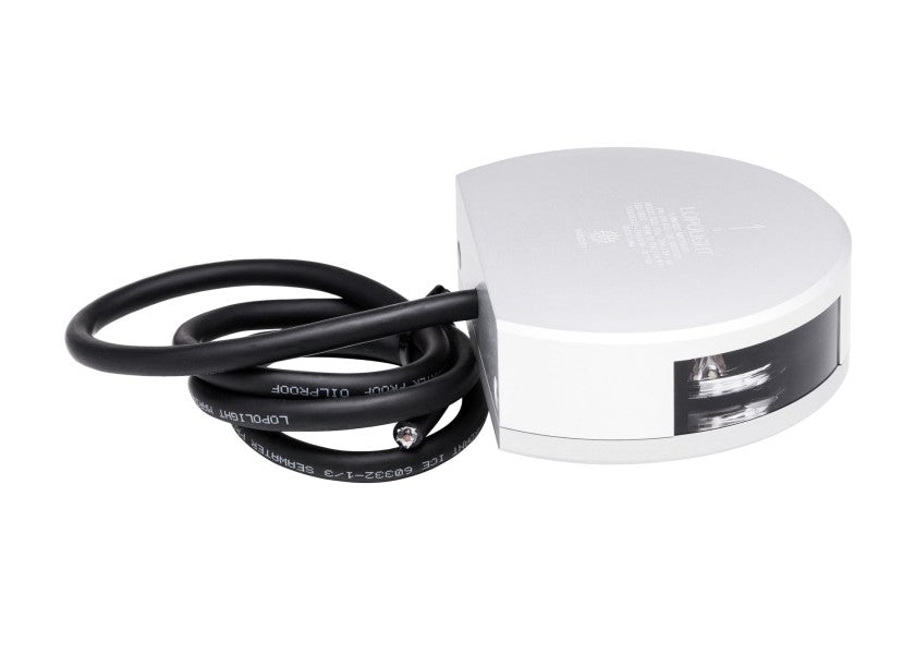LED topplanterne aluminium 12/24V for båter 12-20 m detalj