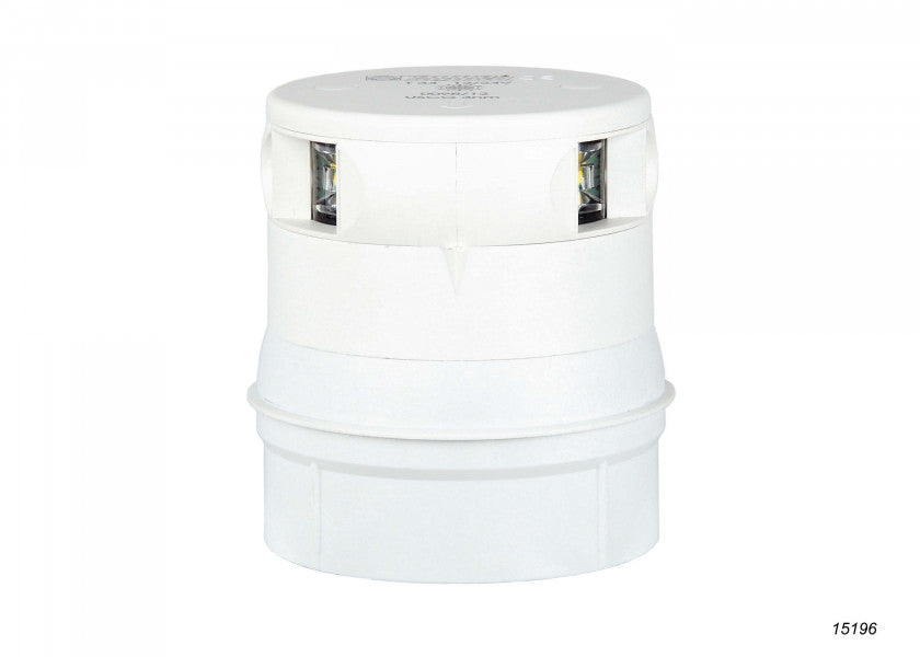 LED topplanterne Serie 34 hvit 12/24V - Aqua Signal forfra