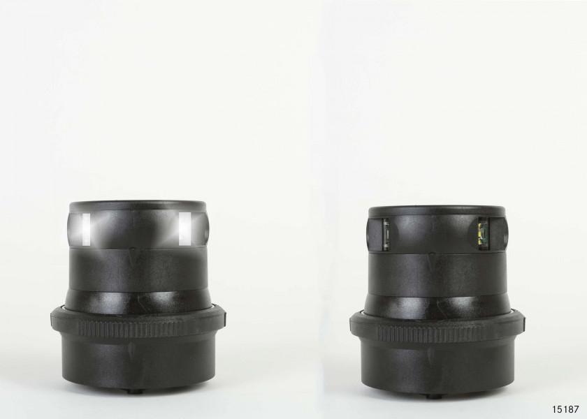 LED topplanterne Serie 34 sort 12/24V - Aqua Signal bakside