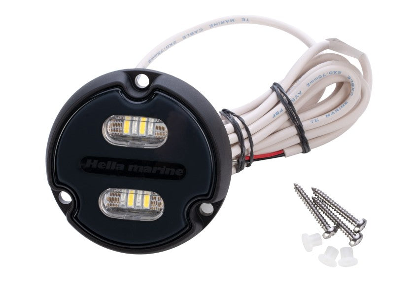 LED undervannslys APELO A1 RGB kunststoff antrasitt montert