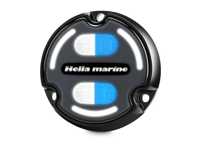 LED undervannslys APELO A2 aluminium antrasitt forfra
