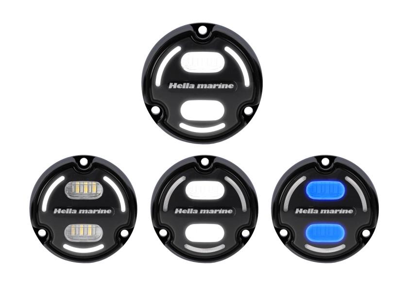 LED undervannslys APELO A2 aluminium antrasitt perspektiv 2