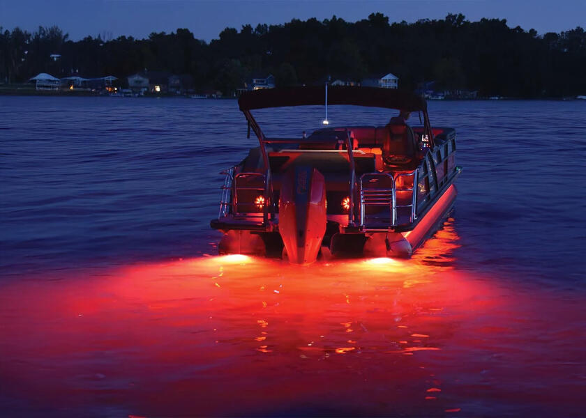 LED undervannslys APELO A2 RGB bronse hvit 3000 lumen - Hella Marine