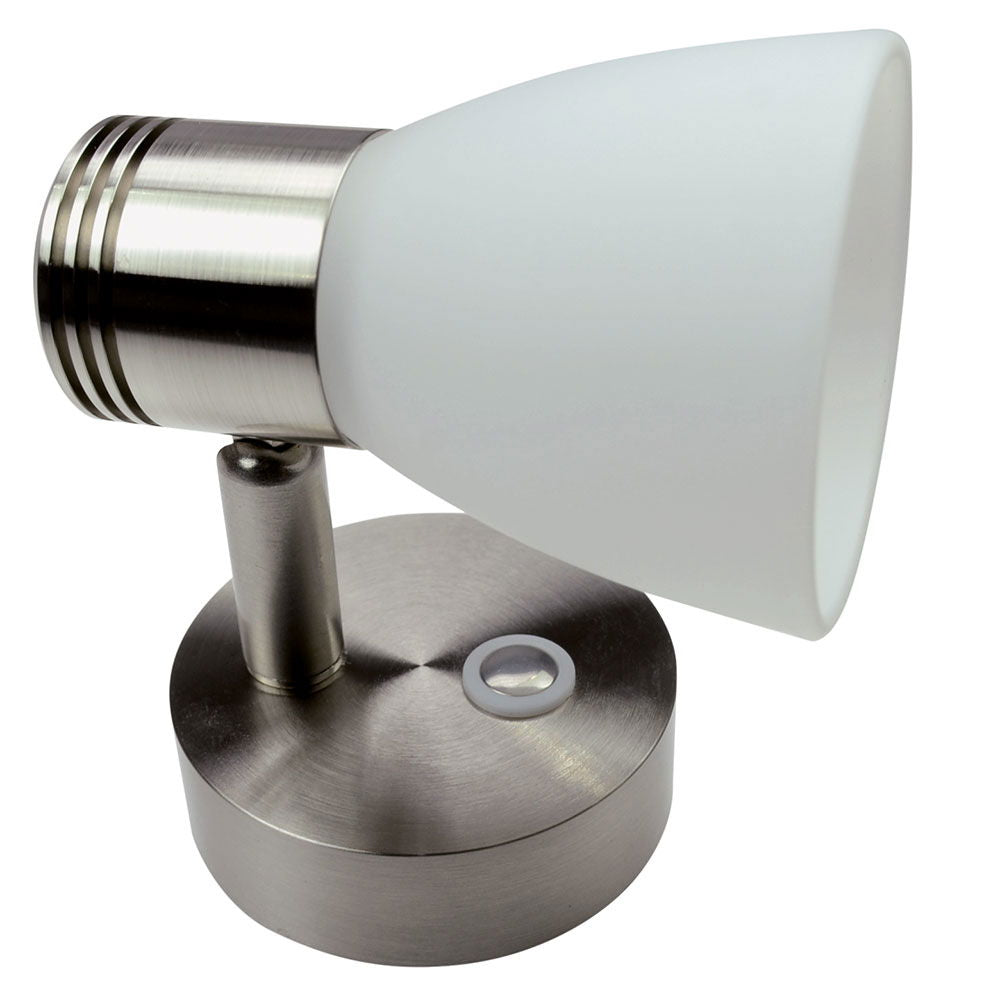 LED vegglampe dimbar med USB-C 10-30V 100 lm IP20 forfra