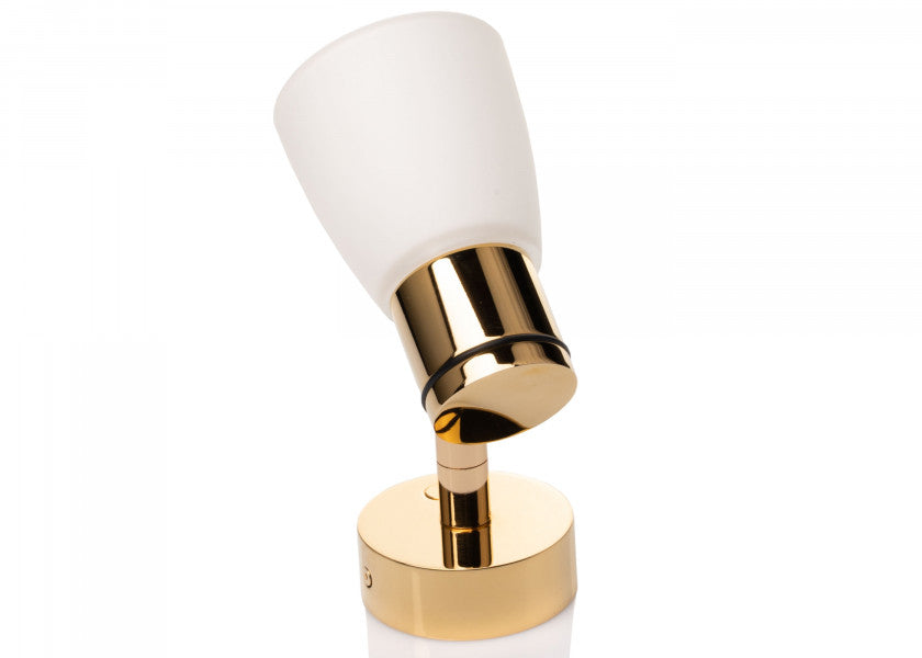 LED vegglampe R1-1 gull blank bakside
