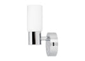 LED vegglampe rund med touch-bryter og USB-C ladeport 2700K foran