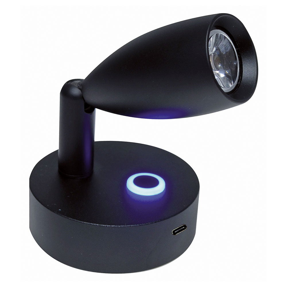 LED vegglampe Surya med USB-C 10-30V DC montert