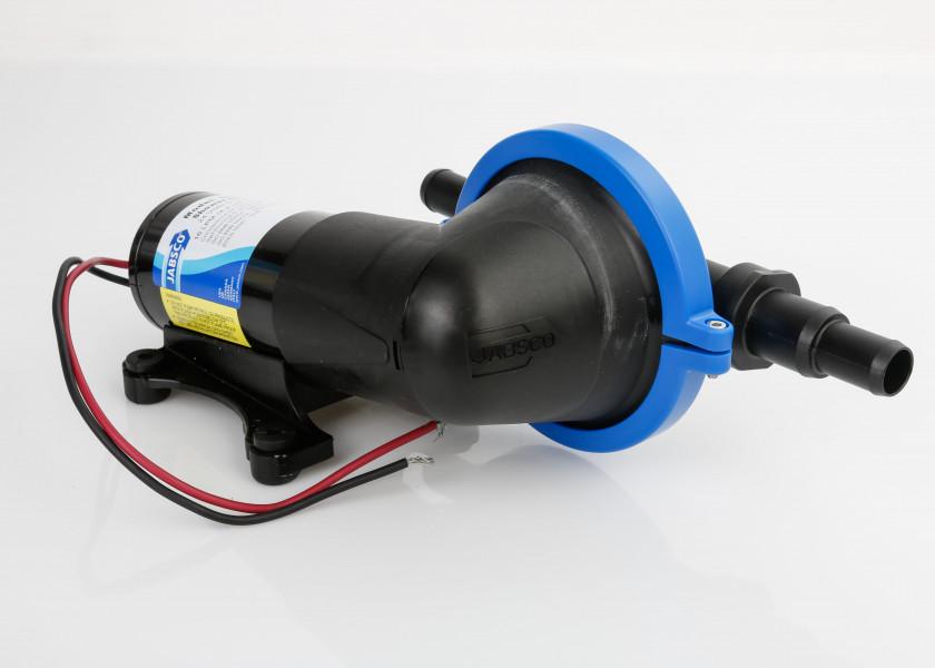 Montert Lensepumpe 12V 16 l/min 3/4" slangeanslutning - Jabsco i båt