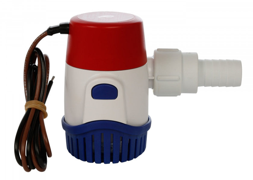Lensepumpe 500 24V 31 l/min 3/4" slangetilkobling forfra